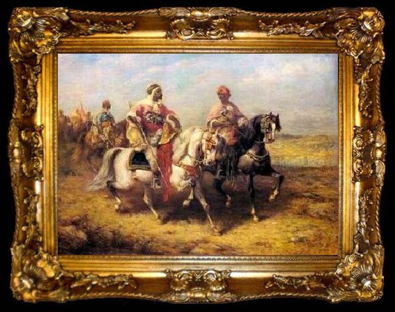 framed  unknow artist Arab or Arabic people and life. Orientalism oil paintings  354, ta009-2